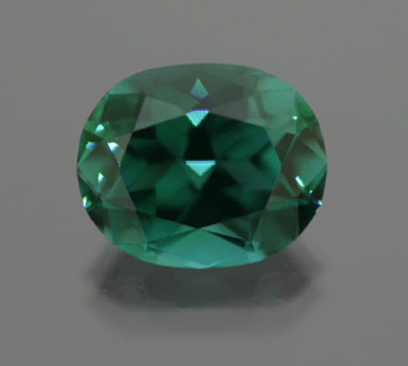 oval-cut tourmaline - Namibia