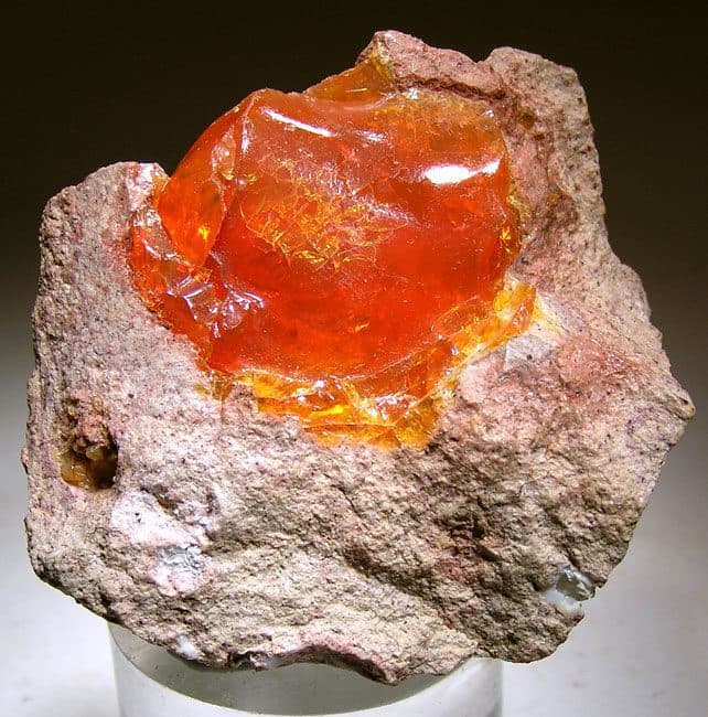 fire opal - Mexico