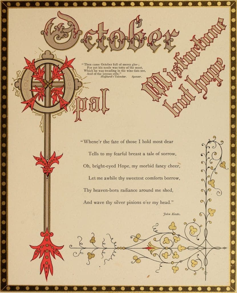 the October birthstone