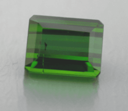 fancy gem cuts - emerald-cut tourmaline