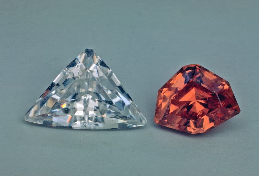 faceted scheelites - California and Arizona