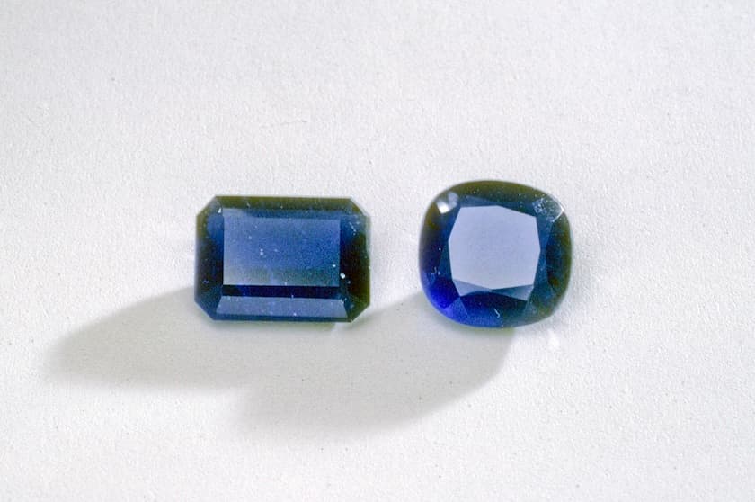 faceted sodalite gems - Namibia