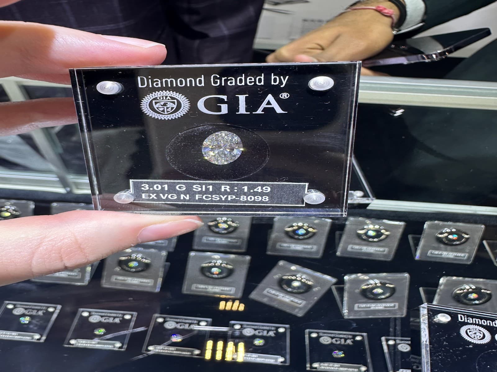 Separation of the Natural and Synthetic Diamond Markets Revisited