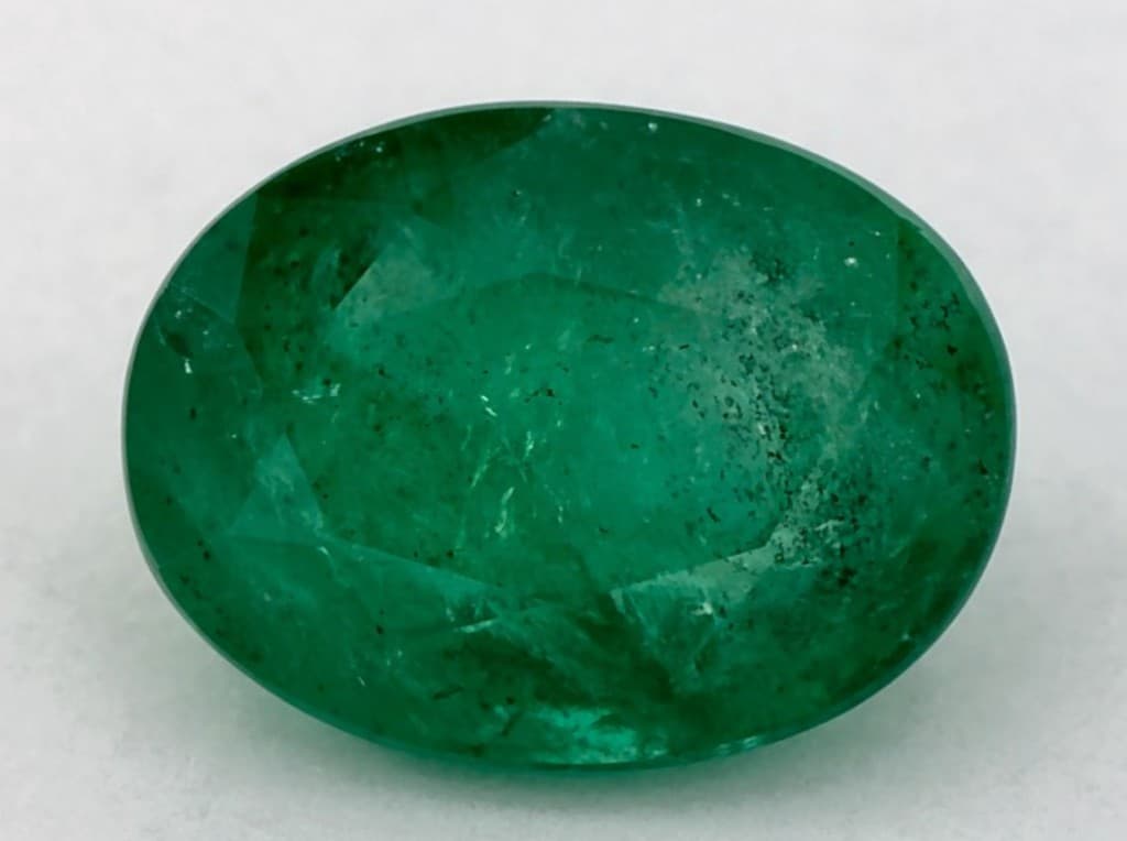 2.30 Carat Oval Natural Green Emerald James Allen