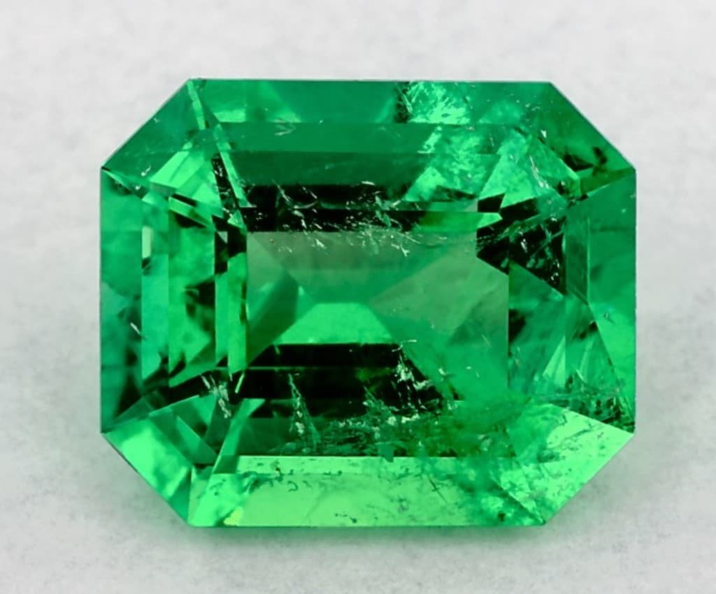 4.13 Carat Emerald Natural Green Emerald James Allen