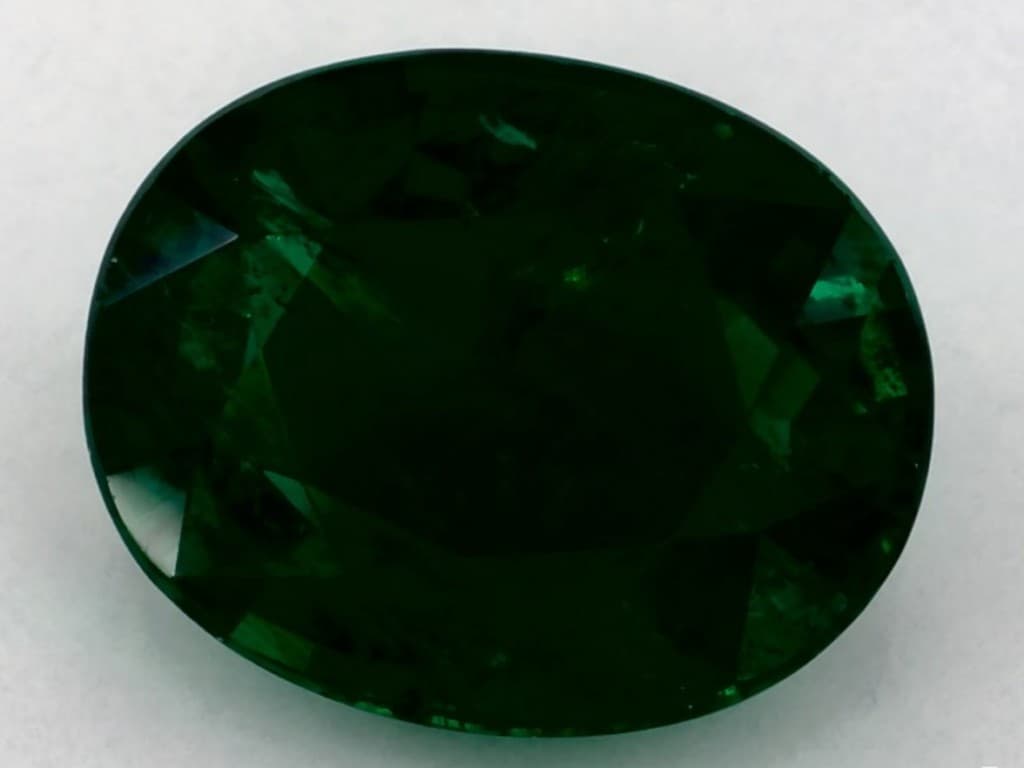 5.97 Carat Oval Natural Green Emerald James Allen