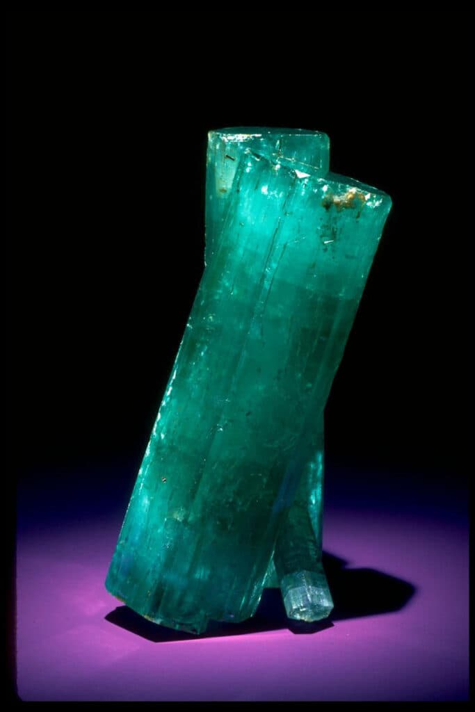 Emerald crystals by NMNH - Minerals Sciences Dept.